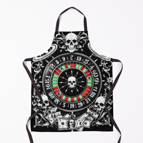 Item preview, Roulette of Fate – Gothic Casino Skull Design designed and sold by OrbitTrend.