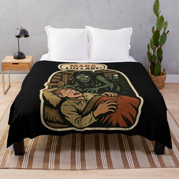 Item preview, Retro Horror Comic Art – Funny Mara Night Demon Lullaby Folklore Sticker designed and sold by JacobKAurumhead.