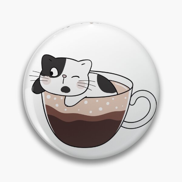 Item preview, No Talkie, Talkie, Before Coffee, Cup Saucer, Cat, Brown Tones designed and sold by AASparksDesigns.