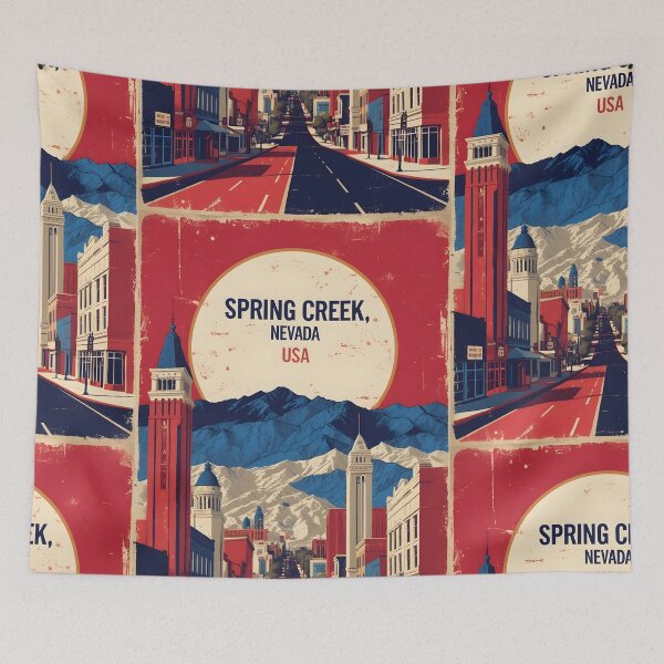 Item preview, Spring Creek Nevada 1950s USA Vintage Travel Tourism designed and sold by TravelersGems.