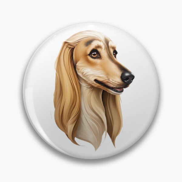 Item preview, Stylish, subtle portrait of happy Afghan dog.  designed and sold by adey68.