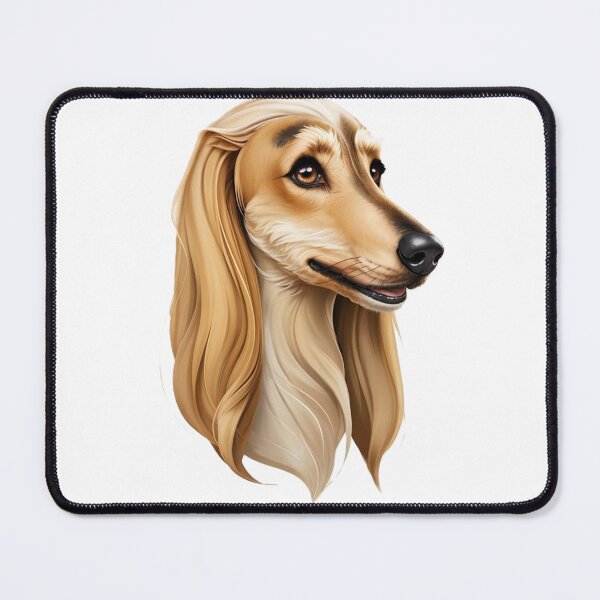 Item preview, Stylish, subtle portrait of happy Afghan dog.  designed and sold by adey68.