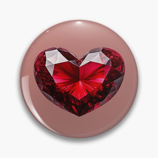 Item preview, January Birthstone - Garnet Heart Poster designed and sold by fatchairprint.