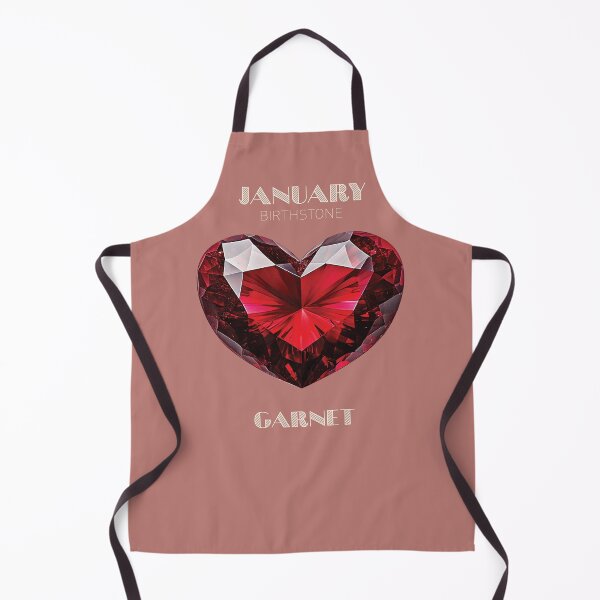 Item preview, January Birthstone - Garnet Heart Poster designed and sold by fatchairprint.