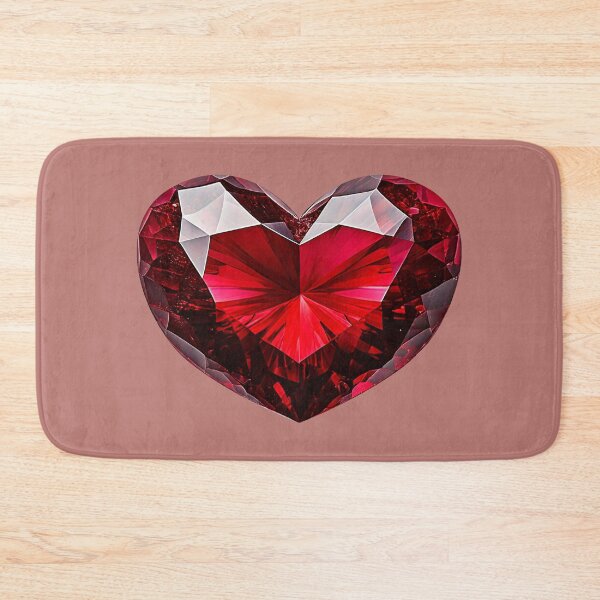Item preview, January Birthstone - Garnet Heart Poster designed and sold by fatchairprint.