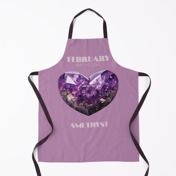 Item preview, February Birthstone - Amethyst Heart Poster designed and sold by fatchairprint.