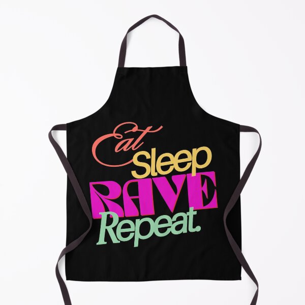 Item preview, Eat Sleep Rave Repeat | Colorful Party Festival Design designed and sold by DailyVibesMerch.