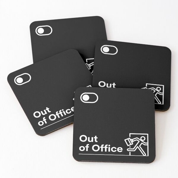 Item preview, Out of Office | Funny Work & Coworker Gift Design designed and sold by DailyVibesMerch.