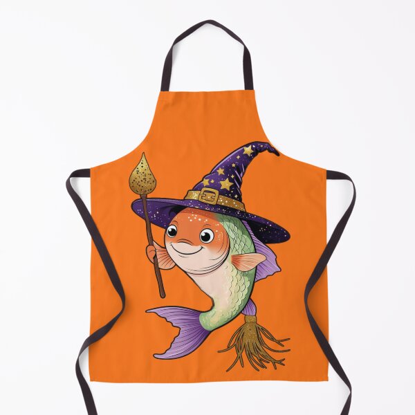 Item preview, Cute Witch Fish designed and sold by DariaCraft.