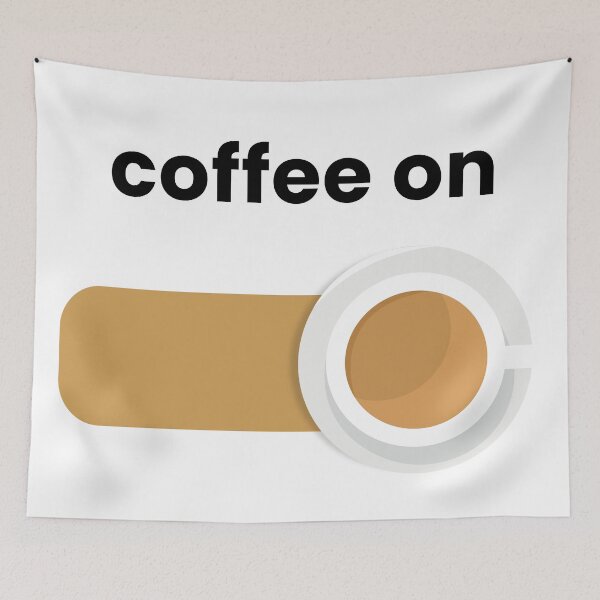 Item preview, Coffee On | Funny Coffee Lover Design designed and sold by DailyVibesMerch.