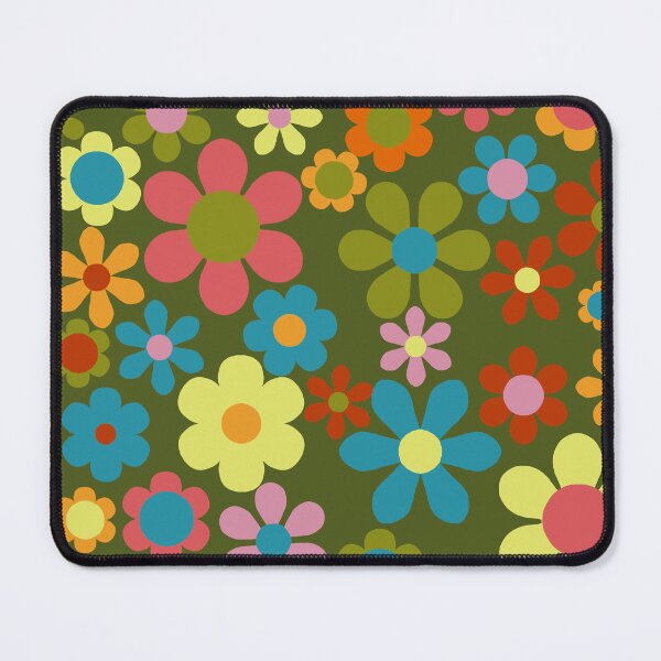 Item preview, 70's Flower Pattern - Green designed and sold by JurassicParkans.