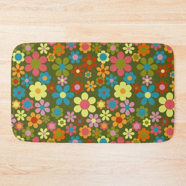 Item preview, 70's Flower Pattern - Green designed and sold by JurassicParkans.