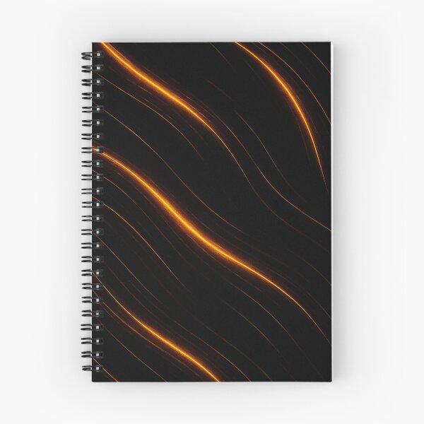 Item preview, Solar Flares Notebook designed and sold by Geek-Girl-Art.
