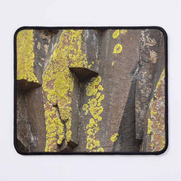 Item preview, Green lichen on volcanic rock face designed and sold by lisavonbiela.