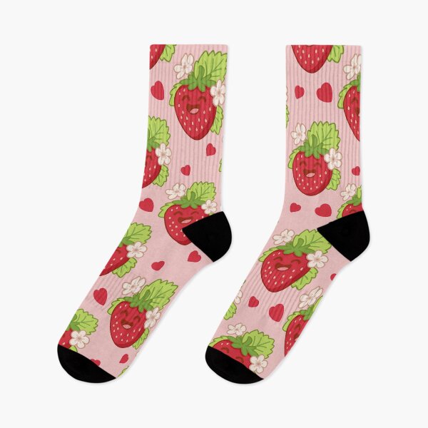 Item preview, Happy Strawberry designed and sold by SunnyBunnyHome.