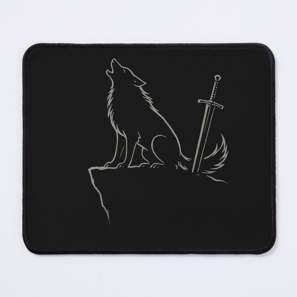 Item preview, Dark Souls Sif Howling Wolf Minimalist Silhouette Gaming Tee designed and sold by GeniePixel.