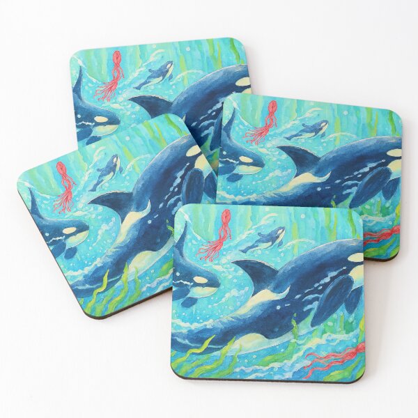Item preview, Jellyfish Wish in Orca Swish (v2)  designed and sold by SabaMirzique.