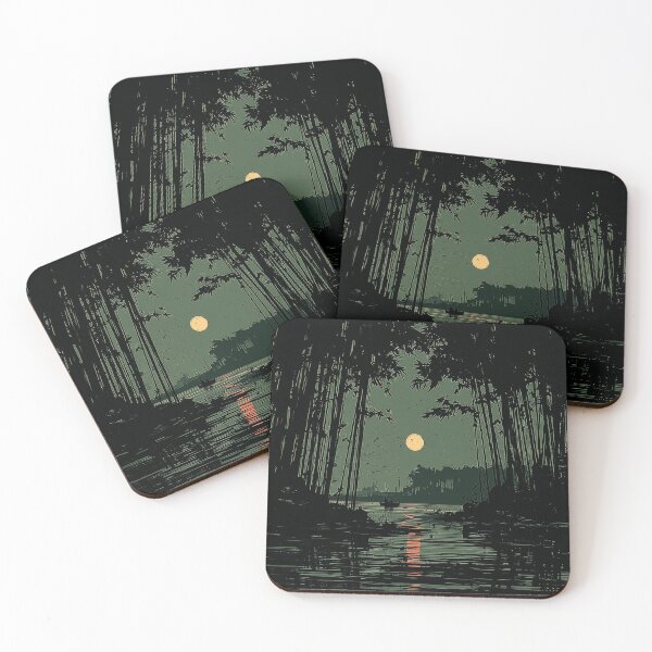Item preview, Moonlit River Through Bamboo designed and sold by Dusk Atelier.