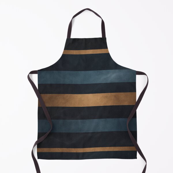 Item preview, Midnight Blue and Bronze Striped Elegance designed and sold by Zenvo.