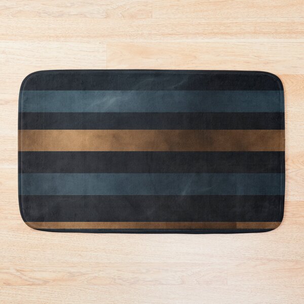 Item preview, Midnight Blue and Bronze Striped Elegance designed and sold by Zenvo.