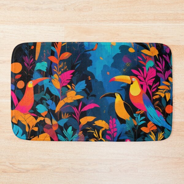 Item preview, Birds That Twirl in Jungle Swirl (v4) designed and sold by SabaMirzique.