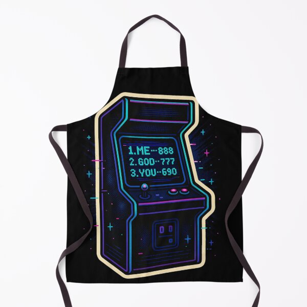 Item preview, Retro Arcade High Score Sticker – ME 888 GOD 777 YOU 690 Neon Gaming Art designed and sold by JacobKAurumhead.