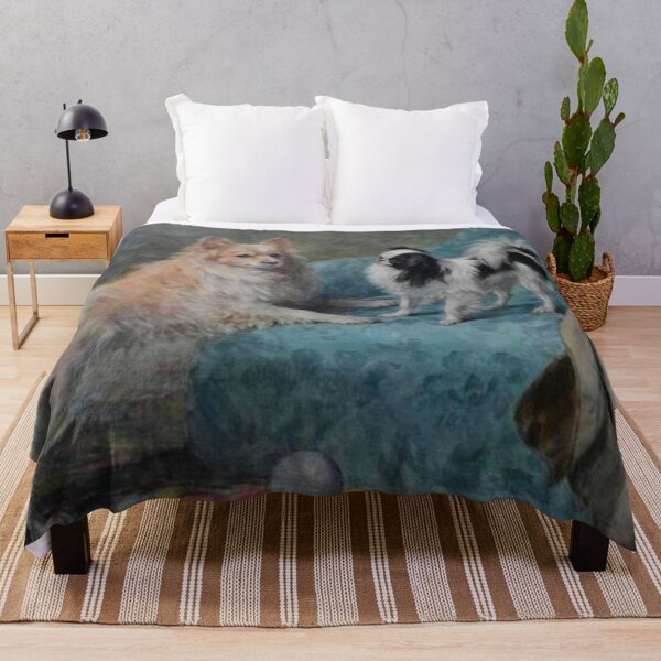 Item preview, Two Dogs at Rest on a Chair designed and sold by tomorrowsart.