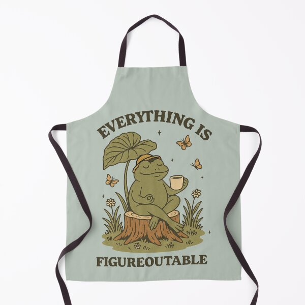Item preview, Everything Is Figureoutable Zen Frog designed and sold by Zhaar.