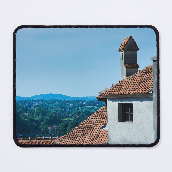 Item preview, Rooftops of Bran Castle in Transylvania, Romania designed and sold by RastislavS.