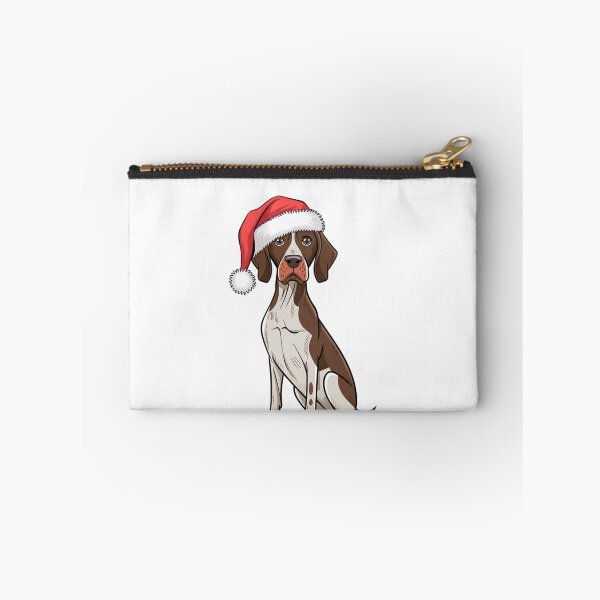 Item preview, German Shorthaired Pointer in Santa Hat  Christmas designed and sold by SOUFIANE1991.