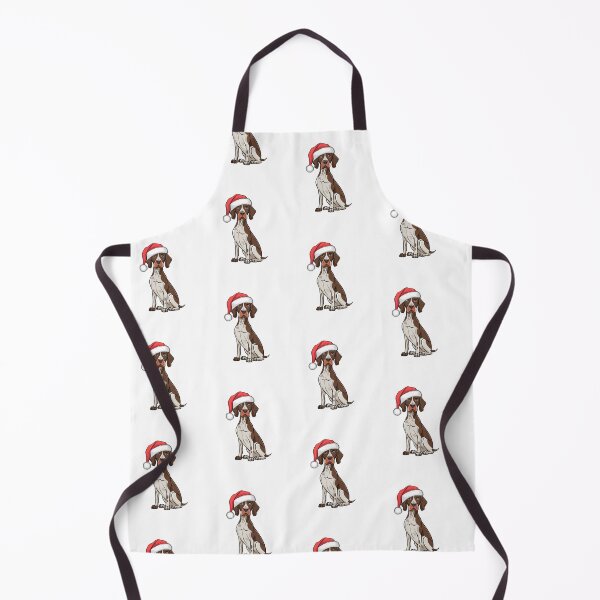 Item preview, German Shorthaired Pointer in Santa Hat  Christmas designed and sold by SOUFIANE1991.