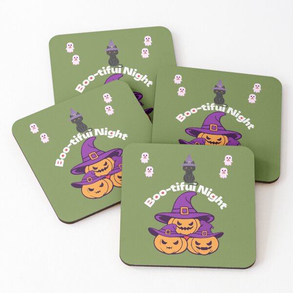 Item preview, “Bootiful Night – Cute Spooky Halloween pumpkin Design. designed and sold by Brightstudio00.