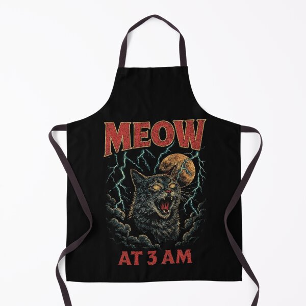 Item preview, Certified 3AM Screamer – Chaotic Night Cat designed and sold by catastrocat.