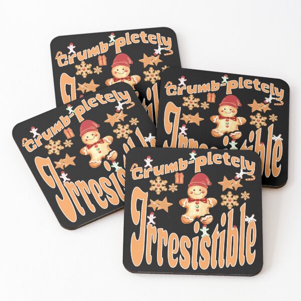 Item preview, Gingerbread Crumb-pletely Irresistible Cookie Text Based designed and sold by DivineHaven.