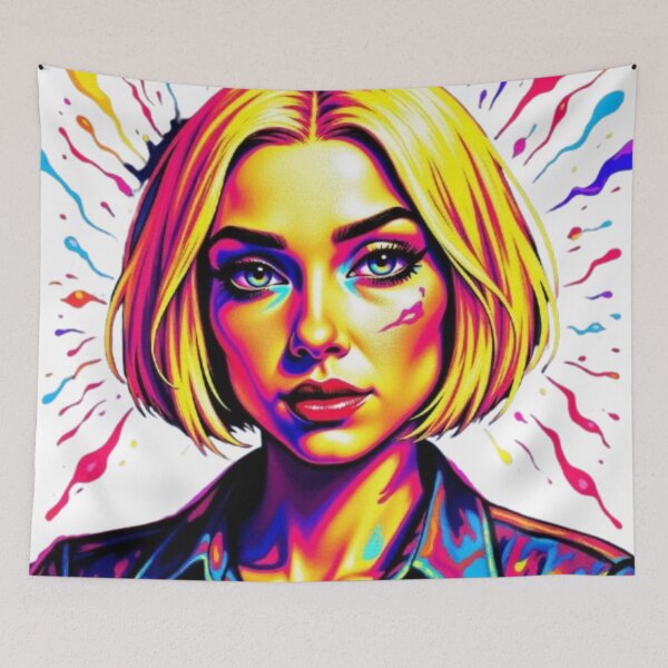 Item preview, Pop Art Woman Color Explosion  designed and sold by FrenchRomani.