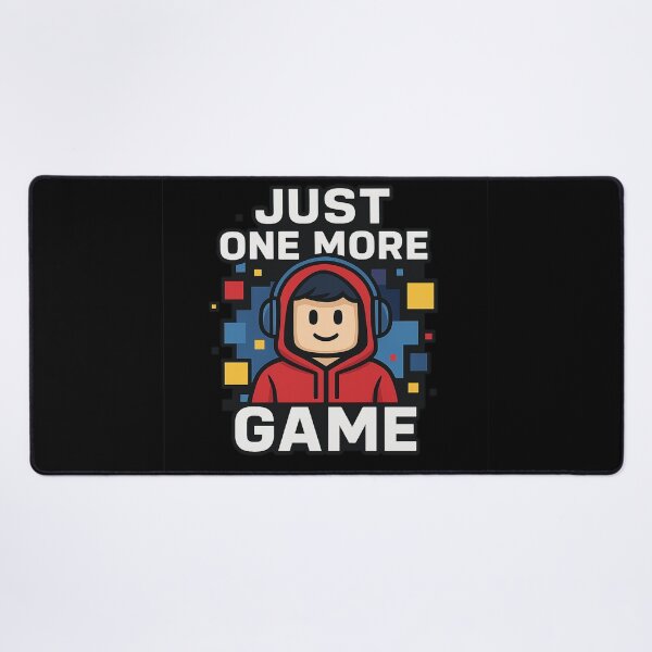 Item preview, Roblox Gamer Design – Just One More Game Hoodie Character designed and sold by darkan1.