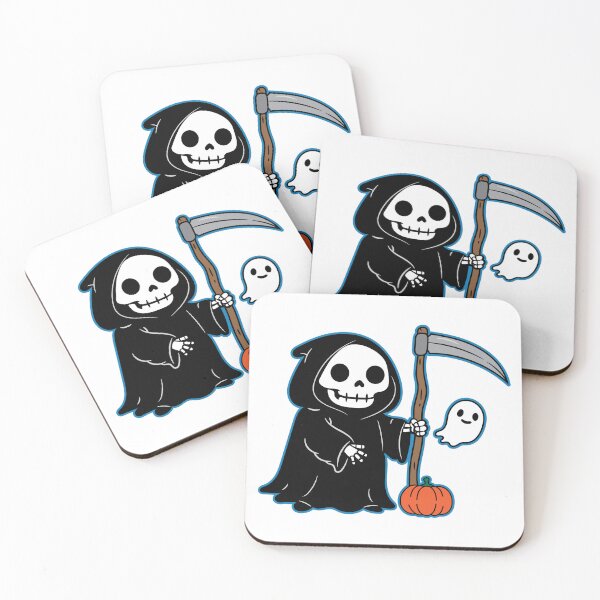 Item preview, Halloween Cartoon Style Grim Reaper  designed and sold by Brainstorming99.