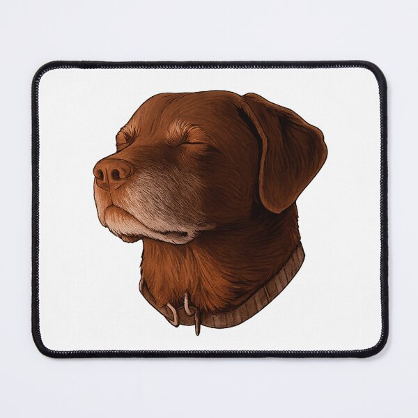 Item preview, Dog Eyes Closed Meme – Funny Labrador Art designed and sold by CleanQuotes.