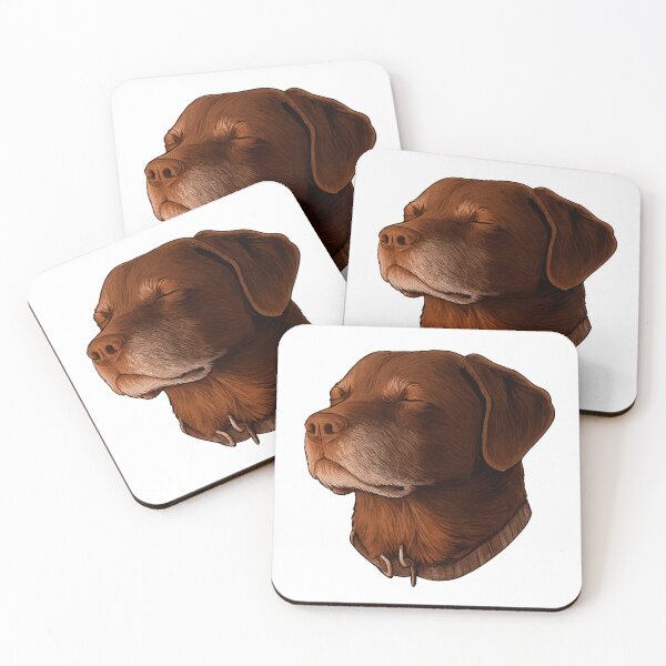 Item preview, Dog Eyes Closed Meme – Funny Labrador Art designed and sold by CleanQuotes.
