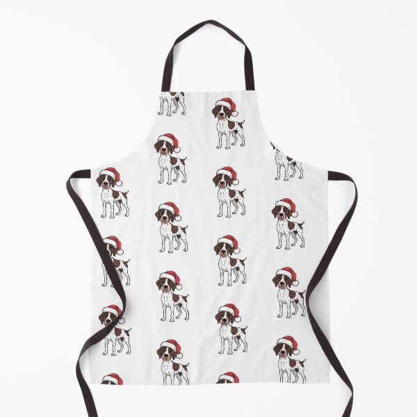 Item preview,  German Shorthaired Pointer in Santa Hat  Christmas designed and sold by SOUFIANE1991.