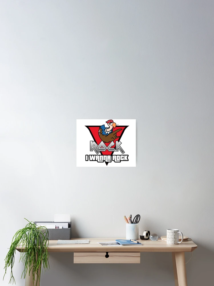 Thumbnail 2 of 3, Poster, V ROCK I WANNA ROCK designed and sold by fullymcsick.