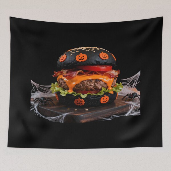Item preview, halloween burger designed and sold by Uglyandcute.