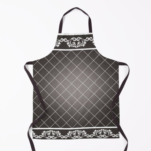 Item preview, Monochrome Damask Scroll Frame with Quilted Diamond Background designed and sold by lovelynong.