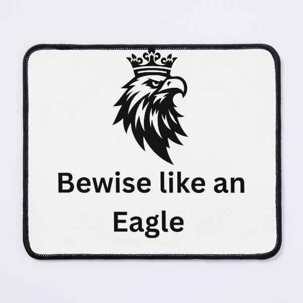 Item preview, Be Wise Like an Eagle – Inspirational Eagle Design designed and sold by Affluencr.