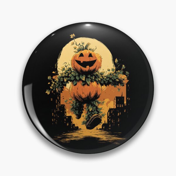 Item preview, Giant Pumpkin Man in the City – Funny Halloween Design designed and sold by Meiersbeste.
