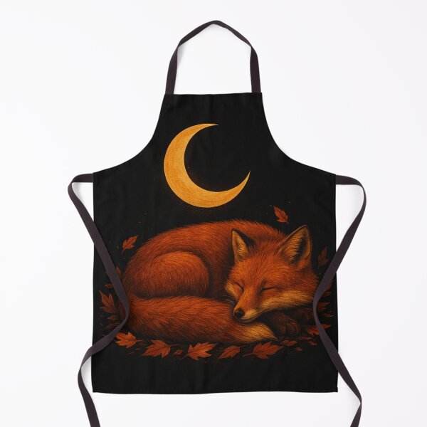 Item preview, Moonlit Fox – Crescent Dreams designed and sold by Painted Moon by Luna Bee™.