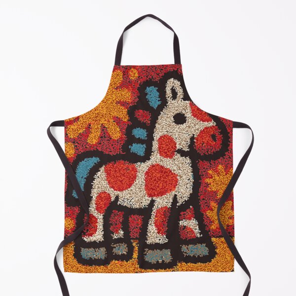 Item preview, Whimsical Spotted Pony | Cute Folk Art Horse designed and sold by TuncGK.