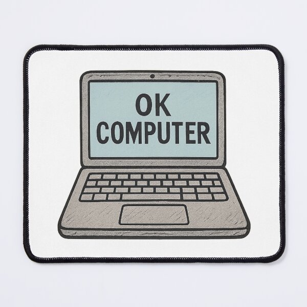 Item preview, OK Computer – Funny Laptop Design designed and sold by CleanQuotes.