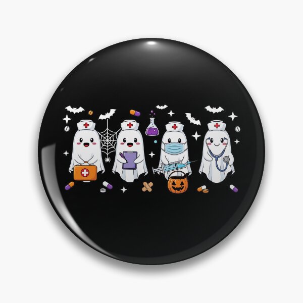 Item preview, Ghost Nurses Halloween Crew Funny Nursing Gift Women T-Shirt designed and sold by wabeen.