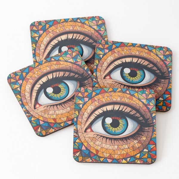 Item preview, Colorful eye mural designed and sold by Karitza Daniela.